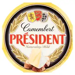 Topaz Président Ser Camembert naturalny 120 g oferta