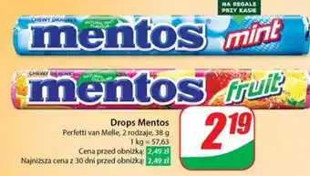 Dino Drops Mentos oferta