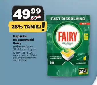 Netto Kapsułki do zmywarki Fairy oferta