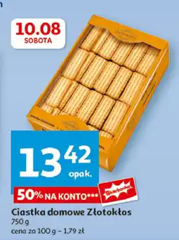 Auchan Ciastka domowe Złotokłos oferta