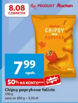 Auchan Chipsy paprykowe Auchan oferta