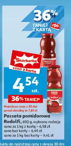 Auchan Passata rustica RODOLFI oferta
