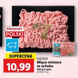 Lidl Mięso mielone ze schabu Rzeźnik codzienna dostawa oferta