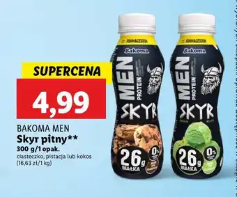 Lidl Jogurt kokosowy Bakoma men skyr protein oferta