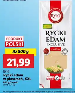 Lidl Ser rycki edam Ryki oferta