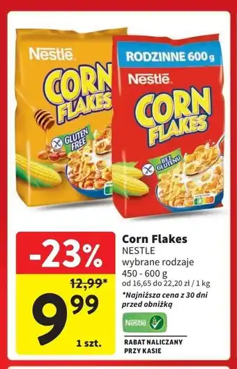 Intermarche Płatki śniadaniowe Corn flakes (nestle) oferta