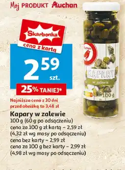 Kapary w zalewie Auchan różnorodne (logo czerwone)