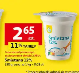 Śmietana 12 % Podniesiony kciuk
