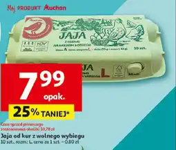 Auchan Jaja z wolnego wybiegu kl. m Auchan różnorodne (logo czerwone) oferta