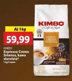 Lidl Kawa Kimbo espresso crema intensa oferta