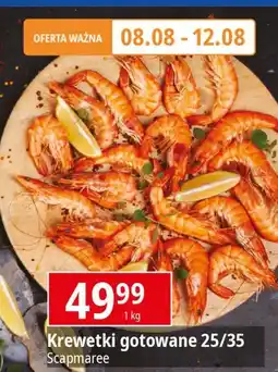 E.Leclerc Krewetki całe gotowane 25/35 Scapmaree oferta