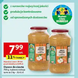 Auchan Jabłka prażone z sadów z regionu warki Auchan pewni dobrego oferta