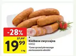 Intermarche Kiełbasa zwyczajna Mróz oferta