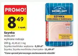 Intermarche Szynka morlińska z kurczaka Morliny oferta