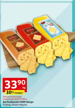 Auchan Ser królewski light Sierpc oferta