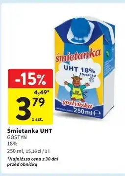 Intermarche Śmietanka uht 18% Gostyń oferta