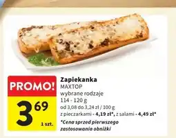 Intermarche Zapiekanka z salami Maxtop oferta
