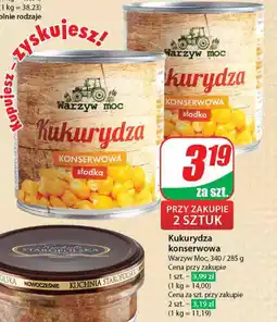 Dino Kukurydza konserwowa Warzyw Moc, 340/285 g oferta