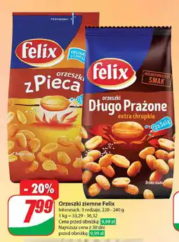 Dino Orzeszki ziemne Felix Intersnack, 220-240 g oferta