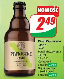 Dino Piwo Piwniczne Jasne JAKO 330 ml oferta