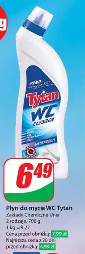 Dino Płyn do mycia WC Tytan Zakłady Chemiczne Unia, 700 g oferta
