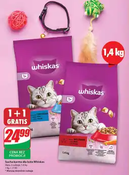 Dino Sucha karma dla kota Whiskas Mars, 1,4 kg oferta