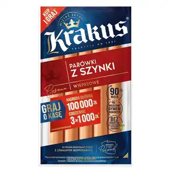 Euro Sklep Krakus Parówki z szynki wieprzowe 200 g oferta