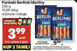 Delikatesy Centrum Parówki Berlinki Morliny oferta