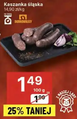 Delikatesy Centrum Kaszanka śląska oferta