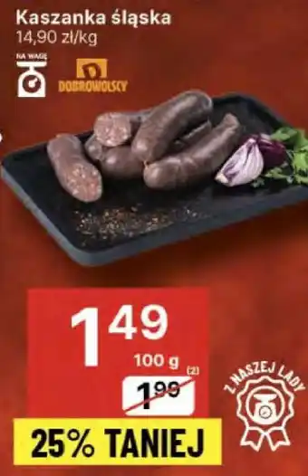 Delikatesy Centrum Kaszanka śląska oferta