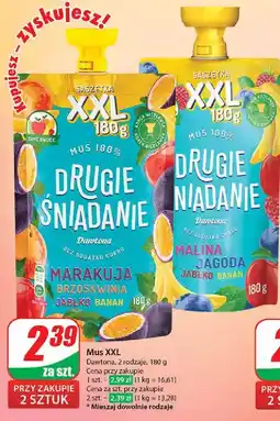 Dino Mus marakuja-brzoskwinia-jabłko-banan Drugie Śniadanie oferta