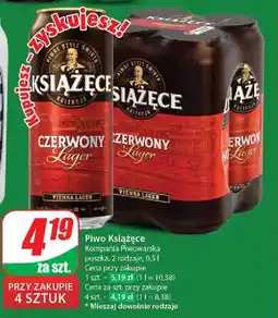 Piwo Książęce Czerwony Lager