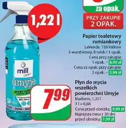 Dino Płyn do szyb umyje Mill Clean oferta