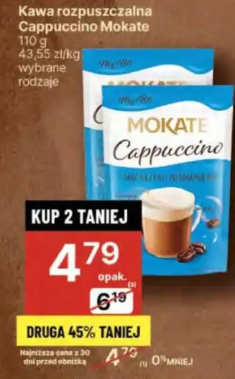 Delikatesy Centrum Kawa rozpuszczalna Cappuccino Mokate oferta