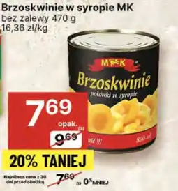 Delikatesy Centrum Brzoskwinie w syropie MK oferta
