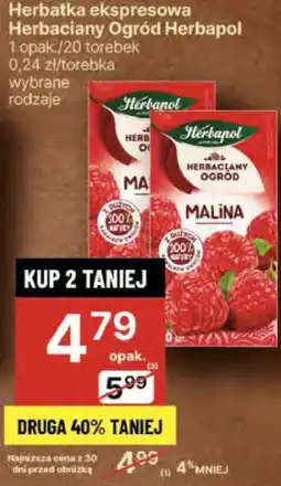 Delikatesy Centrum Herbatka ekspresowa Herbaciany Ogród Herbapol oferta
