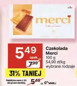 Delikatesy Centrum Czekolada Merci oferta