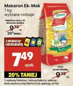 Delikatesy Centrum Makaron Ek-Mak oferta