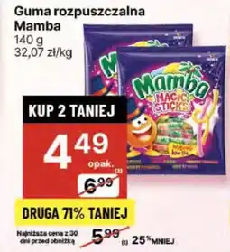 Delikatesy Centrum Guma rozpuszczalna Mamba oferta