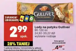 Delikatesy Centrum Lody na patyku Gulliver oferta