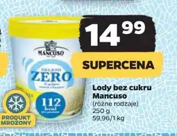 Netto Lody waniliowe bez cukru Mancuso Gelati oferta