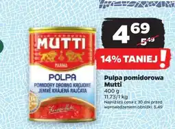 Netto Pomidory drobno krojone polpa Mutti oferta