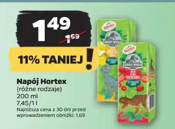 Netto Sok jabłka-truskawki-jagoda Hortex Jurassic oferta