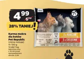 Netto Karma dla kota kurczak + cielęcina Pet Republic oferta