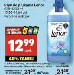 Delikatesy Centrum Płyn do płukania Lenor oferta