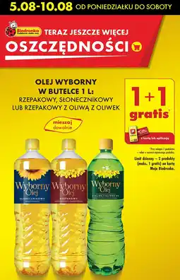 Biedronka Olej rzepakowy Wyborny oferta