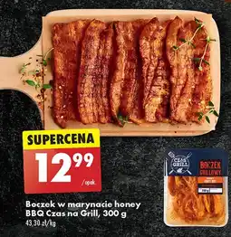 Biedronka Boczek grillowy w marynacie honey bbq Czas Na Grill oferta
