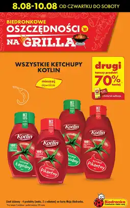 Biedronka Ketchup łagodny Kotlin oferta