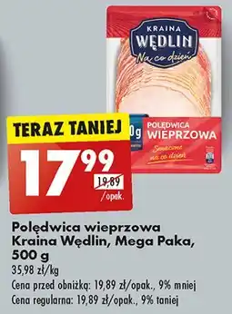 Biedronka Polędwica wieprzowa Kraina Wędlin Na Co Dzień oferta