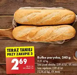 Biedronka Bułka paryska oferta